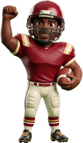 A NineReps player character celebrating a high catch rate